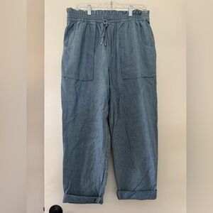 Ralph Lauren pull on chambray pants